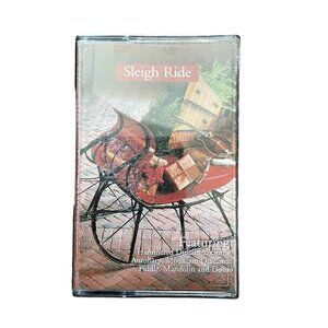 Vintage Sleigh Ride Christmas Audio Cassette Guitar 1998 Holiday Music u
